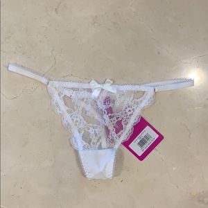 NWT L’Agent Agent Provocateur white julina thong S